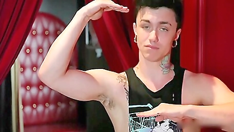 Sexy young blonde gets fucked by a dildo and
