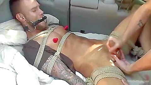 Hawt chick with huge tits fucked in her tight ass