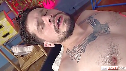 Sexy young blonde gets creampie after ripgid