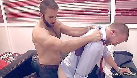 Sexy young blonde gets banged in a stripper room